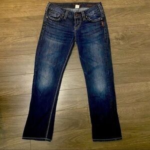 Silver Jeans Santorini Capri Crop Jeans